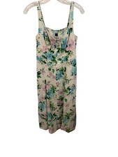NWOT Linen blend Old Navy floral dress size small