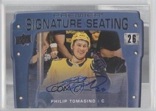 2021 Upper Deck Premier Signature Seats Rookies Philip Tomasino #PSS-PT Auto 1o3