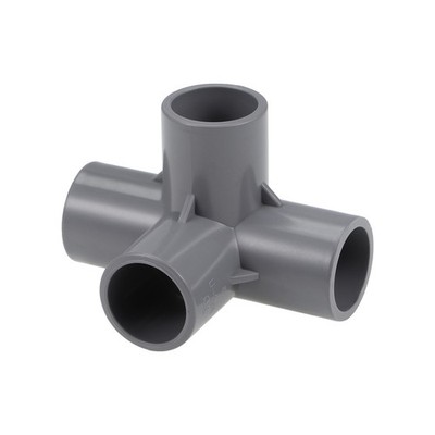 10 Stück 4 Weg Ellenbogen PVC Rohr Fitting Möbel Grade 20mm T Ecke Armaturen
