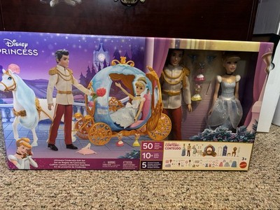 Disney Princess Cinderella Gift Set Carriage Horse Doll Playset Toys for Girls