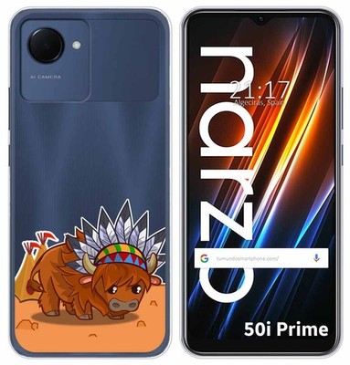 Transparente Silikonhülle Für Realme Narzo 50I Prime Buffalo Design Zeichnungen