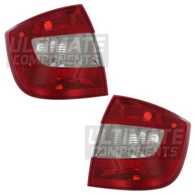 Skoda Rapid Hatchback 2012-2019 Rear Tail Lights Lamps Drivers & Passenger Side