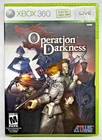 Operation Darkness Xbox 360 With Case & Manual (Only On XBOX 360)