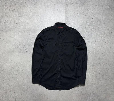 Prada Black Button Up Vintage Shirt Luxury