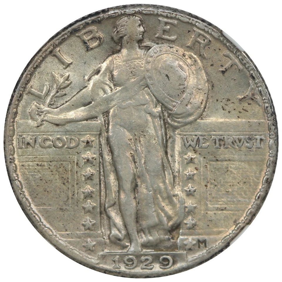 1929 STANDING LIBERTY QUARTER NGC AU55 🔥Collector Coin🔥 USA Silver 25c P Mint - Image 2 of 4