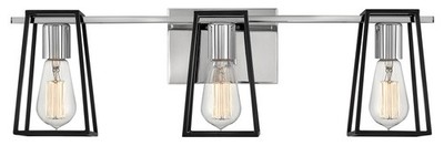 Hinkley Lighting 5163 Filmore 3 Light 24''W Bathroom Vanity Light - Chrome /