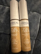 Lot of 2 L’Oréal True Match Radiant Concealer - W5 Medium | Hyaluronic Acid