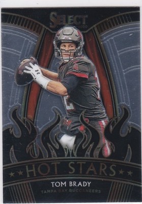 TOM BRADY Select HOT STARS #HS1 INSERT Football NFL Card Tampa Bay Bucs PATRIOTS