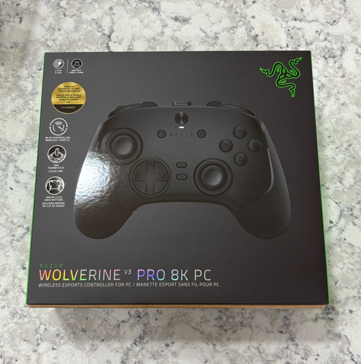 Razer Wolverine V3 Pro 8K PC Wireless Esports Controller for PC - BLACK