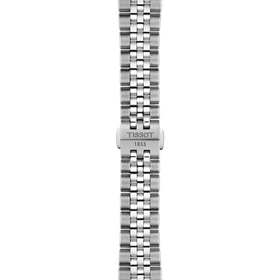 Tissot PR516 White Dial Blue Bezel Auto Men's Watch T1494621101100 - Image 4 of 4