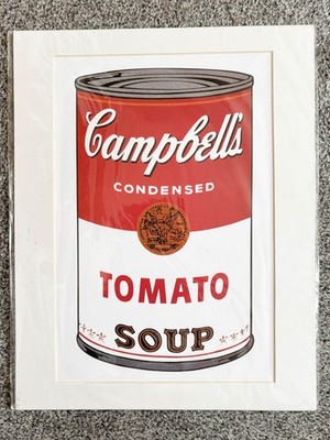 Andy Warhol Druck Campbell's Tomatensuppendose 1960er Bruce Mcgaw Grafik 12'' x 8''