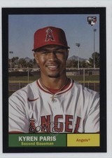 2024 Topps Archives 1961 Topps Black Foilboard Kyren Paris #26 0kz8