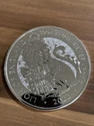2022 10 oz Tudor's LION OF ENGLAND 9999 Fine Silver