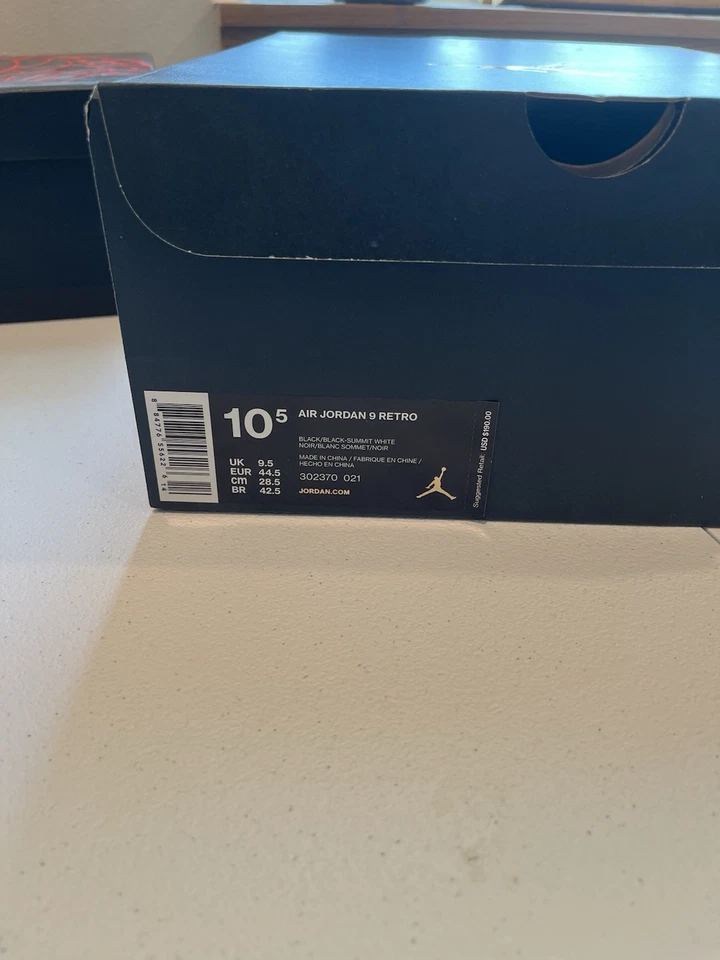 Air Jordan 9 Retro “City Of Flight” Stock Muerto Nunca Usado 10.5 Foto 2 de 4