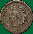 1863 Indian Head Cent Good G Coin #35474