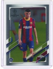 2020-21 TOPPS CHROME UEFA CHAMPIONS LEAGUE ROOKIE BASE PEDRI #61