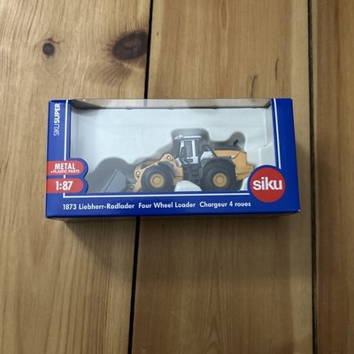 Siku 1873 Liebherr Radlader, Gelb Weiß Grau, Maßstab 1:87