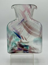 Blenko First Quality Museum Series  Dancers in Pink  Signed 384 Water Bottle