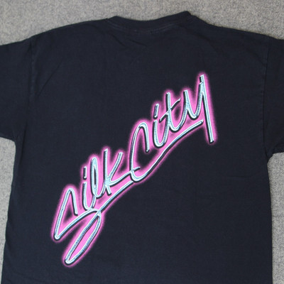SILK CITY Mark Ronson Diplo EDM DJ T Shirt L NEW LOVE Feat. Ellie Goulding Merch