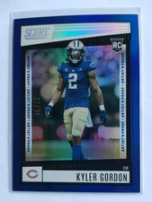 2022 SCORE KYLER GORDON COLOR MATCH BLUE ARTISTS PROOF SP ROOKIE /35 BEARS