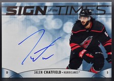2023-24 SP Authentic Jalen Chatfield SOTT-CH Carolina Hurricanes Auto
