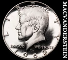 1969-S Silver Kennedy Half Dollar - Choice Gem Proof  Lustrous  #J7777