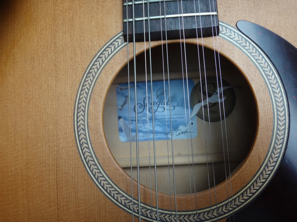12 String Acoustic Seagull Guitar with Stage hard case, Immaculate. - Image 3 of 4