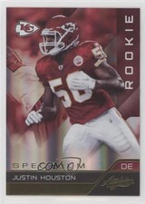 2011 Panini Absolute Memorabilia Rookie Spectrum Gold 20/25 Justin Houston 2f6