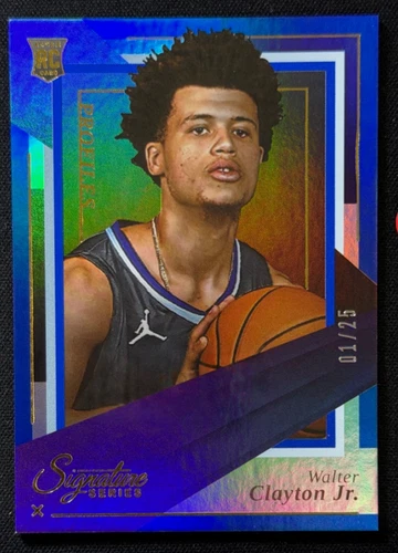 2025 Panini Signature Series Basketball Blue Walter Clayton Jr. #10