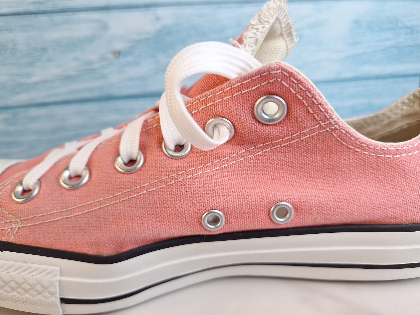 Converse All Star Chuck Taylor Low Top Pink Canvas Sneakers Mens 6 thumbnail 18