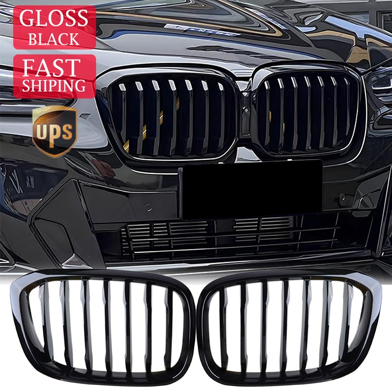 2x For 18 2019 2020-2021 BMW X3 G01 X4 G02 Grill Hood Kidney