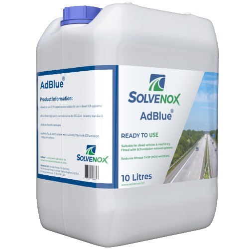 Solvenox Adblue 10L Free Spout For Commercial Automotive Vehicles DEF