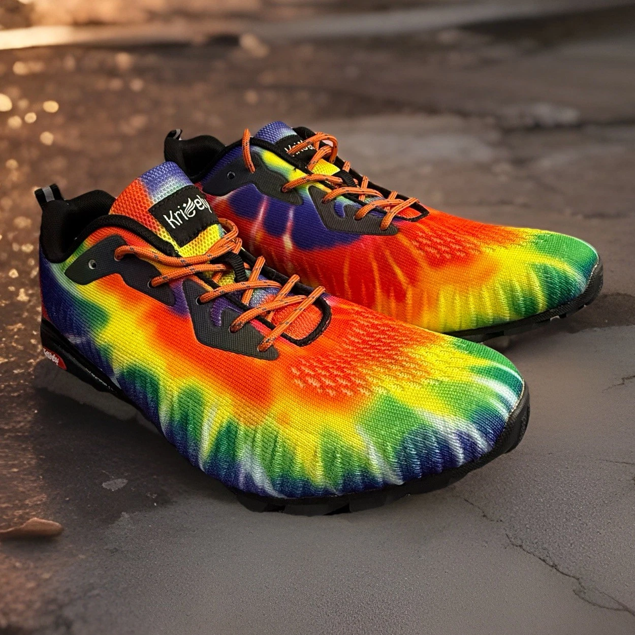 Kricely Men's Size US 10.5-11 Trail Running Shoes Hiking Rainbow {New - No Box}