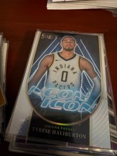 Tyrese Haliburton 2023-24 Panini Select Neon Icon #14 Indiana Pacers