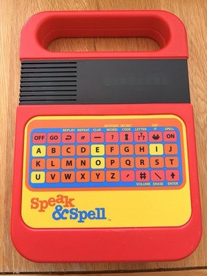 Basic Fun Retro Speak & Spell Handheld elektronisches Spielzeug Spiel Kahootz 09624 getestet