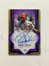 2023 Topps Five Star Autograph Barry Larkin Auto Purple /50 Cincinnati Reds