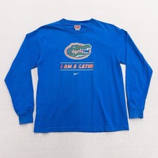 VTG Nike Center Swoosh University Of Florida Gators Long Sleeve T-Shirt YOUTH XL