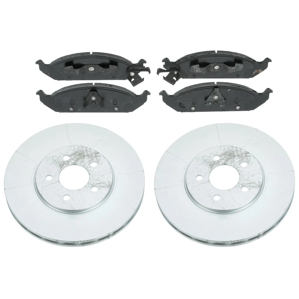 KIT DE FRENOS DELANTEROS CIRRUS BREEZE STRATUS SEBRING ROTORES Y PASTILLAS OEM MOPAR GENUINO Foto 2 de 4