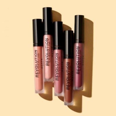 REVOLUTION MATTE FLÜSSIGE LIPSTICS, 3 FARBTÖNE zur Auswahl ______________________