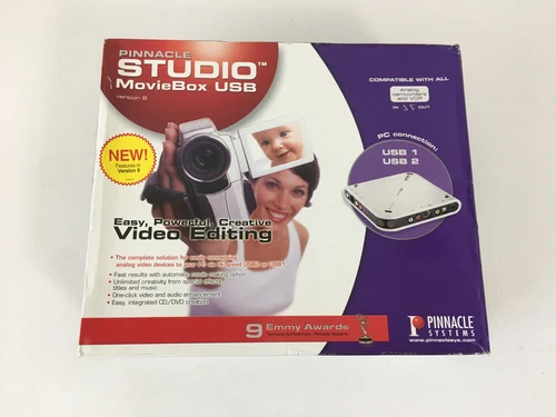 Pinnacle Studio Movie Box USB Version 9 Video Editing Capture Device