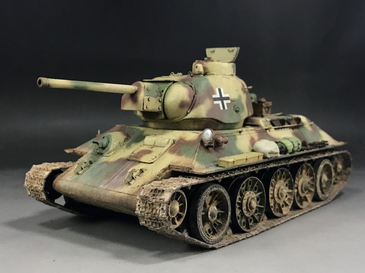 1/35 Built Dragon 6603 German Captured T34/76 Mod.1943 w/Cupola