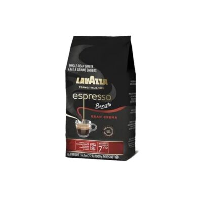 Lavazza Espresso Barista Gran Crema Whole Bean Coffee 2.2Lb Dark Roast 35.2Oz