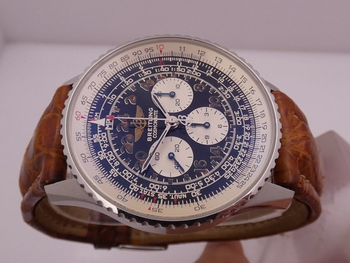 CRONOGRAFO BREITLING NAVITIMER COSMONAUTE 24H A12023 ACCIAIO MANUALE OROLOGIO - Foto 2 di 16