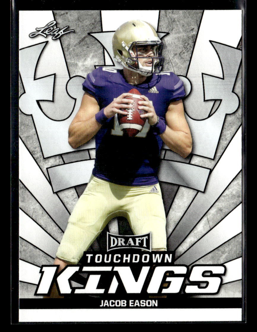 2020 Leaf Draft #81 Jacob Eason Card Washington Huskies
