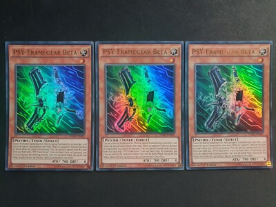 3x Yu-Gi-Oh! HSRD-EN030 PSY-Framegear Beta Ultra Rare NM 1st