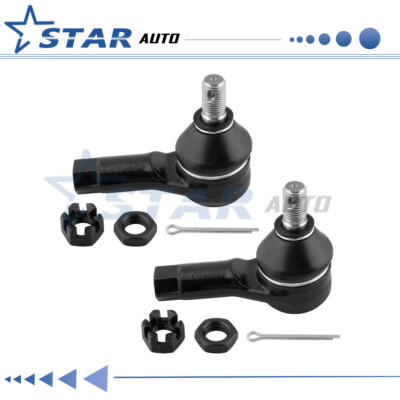 2X Front Outer Tie Rod Ends Replacement for Suzuki Esteem Swift All Models