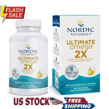Nordic Naturals Ultimate Omega 2X - 2150mg Omega-3 Fish Oil, 120 Soft Gels