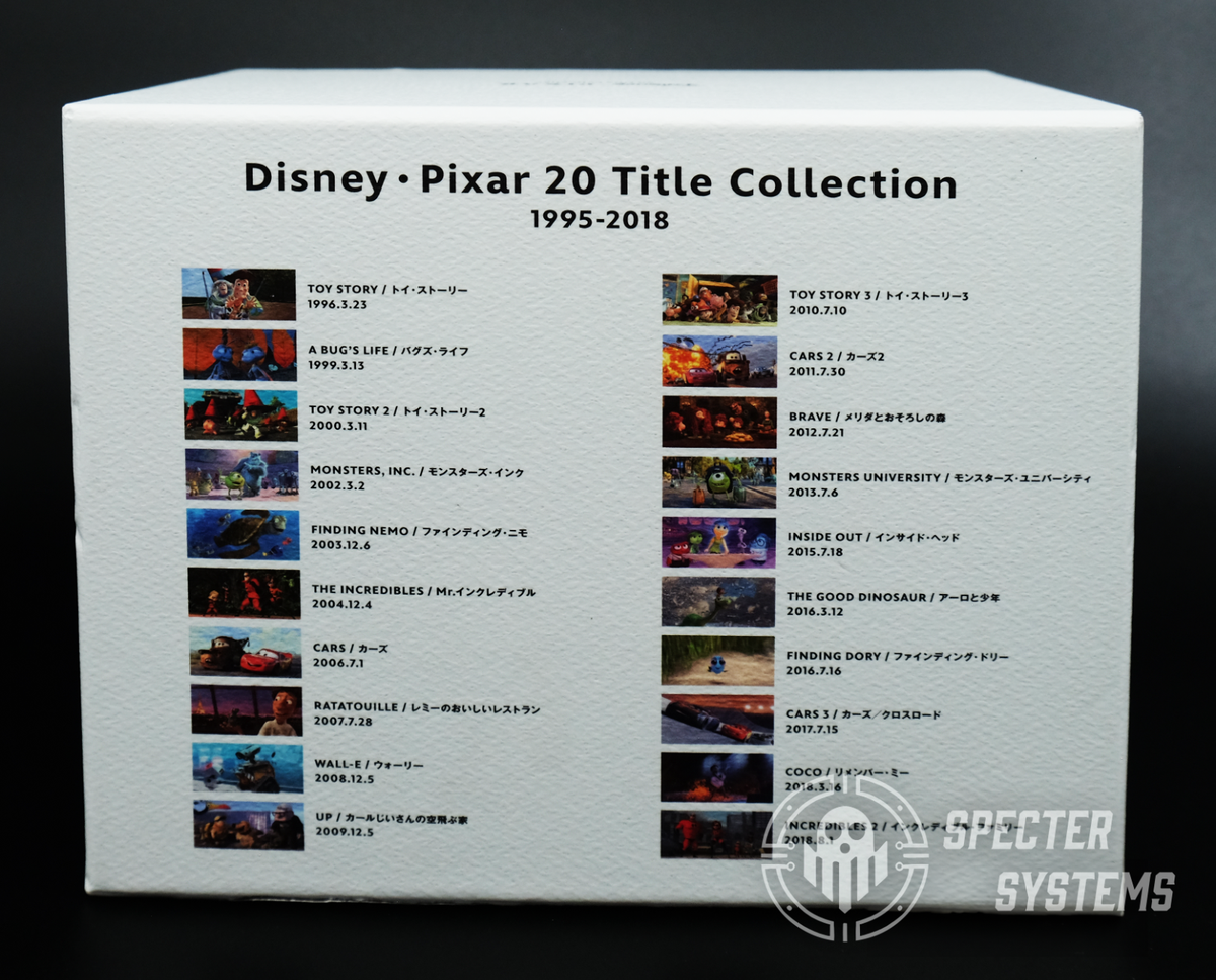 Disney Pixar 20 Title Collection Limited Edition Complete Box