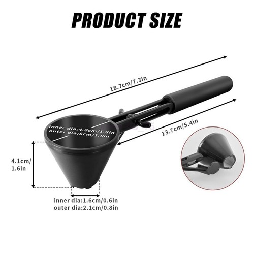 Hot New Coffee Scoop Funnel for Reusable K-Cup - Sliding Design Measuring Spoon - Picture 10 of 12