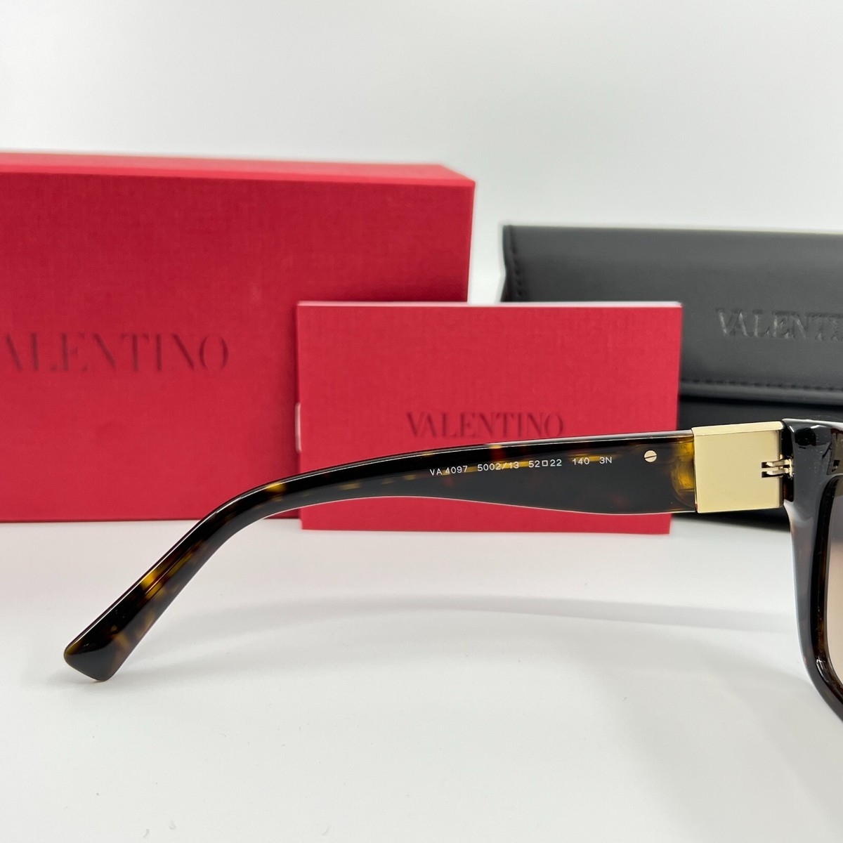 Valentino Sunglasses VA4097 5002/13 Tortoise Brown Cat Eye W